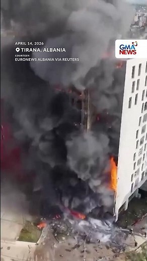 Massive fire hits apartment building in Albania | GMA News