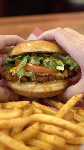 Don’t you know? Bird Is The Word! Roscoe’s Bird’s The Word - Fried Chicken Breast, American Cheese, Romaine, Tomato, Honey BBQ Mayo, Roscoe’s House Made Bread & Butter Pickles, on a Toasted Brioche Bun. | Roscoe's Tavern | Facebook