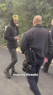 Chaos Outside Rob Reiner’s Home as Influencers Confront Police #shorts