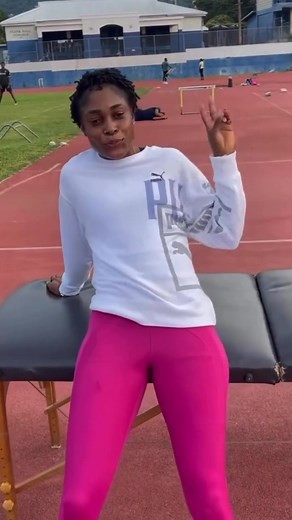 The fastest woman alive in 100m Elaine Thompson-Herah, a Jamaican 🇯🇲 sprinter has started training. More 🔥 | Asante Forkuo