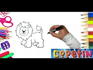 Cómo dibujar un León 🦁| Dibujos faciles| Paso a paso con Copetin🤡 | How to Draw a Lion.