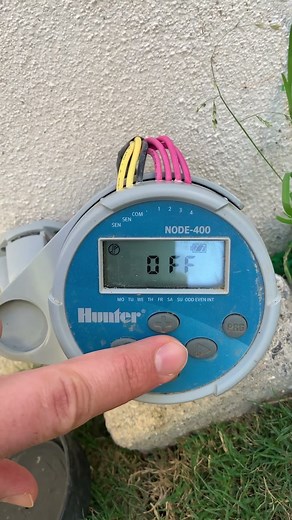 Hunter node 400 sistem nasıl off edilir, tamamen kapatılır (sulama sistemi )