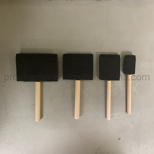 [Hot Item] 4" Foam Paint Brush with Wooden or Plastic Handle