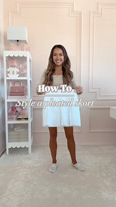 How to style and dress up an activewear skort #activewear #abercrombiestyle #chineselaundry | Stylish Petite