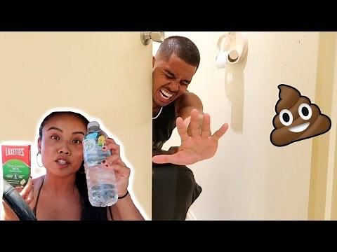 LAXATIVE PRANK ON BOYFRIEND! *BAD IDEA*