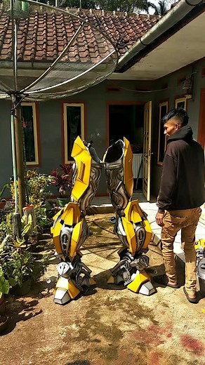 Part percobaan Diy cosplay bumblebee,21-01-2024 #cosplay_transformers #cosplay_bumblebee #transformers_indonesia | Cosmake Heroic