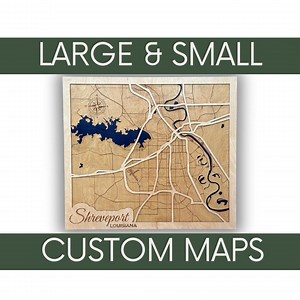 Custom Laser Engraved Wood Map: Personalized Wall Art - Etsy