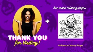 Halloween Scary Vampire Head coloring book page image for Adults. Black and white line drawing image. Buy once and print hundreds.