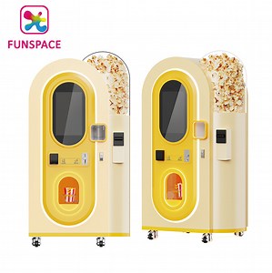 [Hot Item] Funspace Customizable Coin Operated Multi Flavors Self Service Automated Popcorn Vending Machine