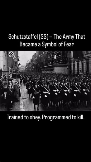 TimeTales on Instagram: "The Schutzstaffel was a major paramilitary organisation under Adolf Hitler and the Nazi Party in Nazi Germany, and later throughout German-occupied Europe during World War II. It began with a small guard unit known as the Saal-Schutz made up of party volunteers to provide security for party meetings in Munich. #history #ww2 #germany #didyouknow #world"