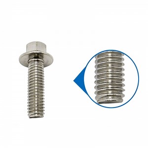 [Hot Item] GB5789 Full Thread Stainless Steel M12X50 Hex Head Flange Bolt