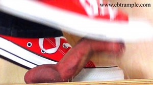 Furious Trampling by Mistress Alina in red Converse Chucks (HD) | Clips4sale