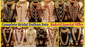 Dulhan Sets Starting @ 500 | Crystal And Pearl Sets, New Designs 2023 00:00 Highlights 00:50 Introduction 01:32 Navratan Choker Rs.150 02:00 Green Colour Beads Choker Rs.200 02:32 Tika With Earrings Rs.200 02:55 Shell Pearl Moti Haar With Locket Rs.380 03:15 Green Colour Beads Long Haar With Choker Tika Earrings Rs.500 03:38 Blue Colour Beads Neck Chains Rs.350 05:22 7 Line Pearl Choker With CZ Locket Rs.400 05:47 Green Crystal Long Haar With Choker Bracelet Tika Earrings Rs.1200 06:39 Polki Ran