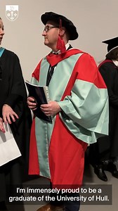 Some wise words from our Honorary Graduate, Professor Jamie Waterall. 👏 It was an absolute pleasure to have you as part of our graduation celebrations! 🎓 | University of Hull