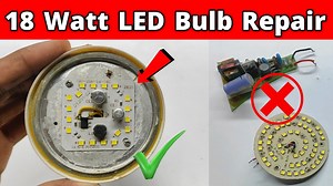 18 Watt LED Bulb Repair Trick 💡 #18wattledbulbrepair #ledbulbrepair #bulbrepair #ledlightrepair #narottamelectronics #led #bulb #repair | Narottam Electronics
