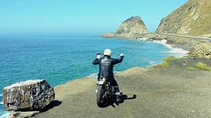 1.7K views · 125 reactions | Beautiful Blue Skies stretched above, a damn canvas of inspiration yanking me into the untamed beauty of the mother#$kin coastline. The waves, the fu$kin blue colors, the salt in the air; it was like an inspiration explosion for my senses. Off again, with the open road ahead, this journey of inspiration was just gettin' started, a wild ride into the goddamn unknown. | Black Bear Brand | Facebook