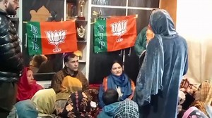 151K views · 5.9K reactions | Sunita Riana BJP state secretary publicity srg and executive member mahila morcha bhat dilshada held a meeting at lalpora lolab | Wahid Masoodi | Facebook