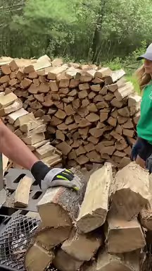 Split & Stack #firewood #wood #stacks | Back 40 Firewood
