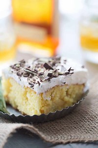 Mint Julep Poke Cake