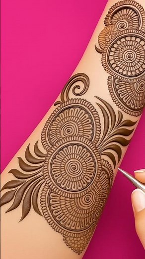 2025 की सबसे सुंदर और आसान मेहंदी डिज़ाइन |Simple Mehndi Design for Front Hand | Trending Mehndi Art