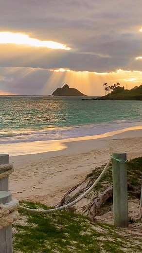 Kailua Beach sunrise. 🤙🏼🏝☀️. #sunrise #sunriseoftheday #oahu #hawaii #aloha #beachvibes #oceanview | Darrin Davis