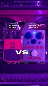 Behringer Super Fuzz versus Way Huge Swollen Pickle #behringer #superfuzz #swollenpickle #fuzz