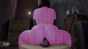 Tifa Dildo Sitting (Short Hair&Nude/Front   Back View) [Beta-Safe]