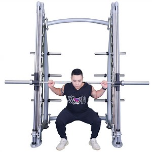 Commercial Gym Machine Multi Functional Trainer Smith with Squat Rack Fitness Equipment Counter-Balanced Smith Machine