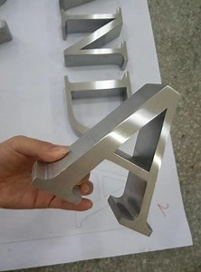 [Hot Item] Stainless Steel Aluminum Fabricated Letter Sign for Shop Front Business