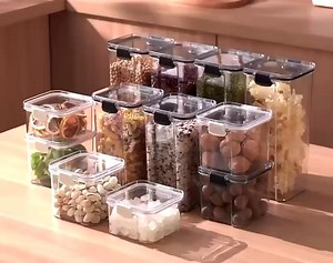 Cereal storage container food fresh-keeping box square transparent can food bag dispenser COD https://shope.ee/1VXfqtxchg | Arts and Craft Videos