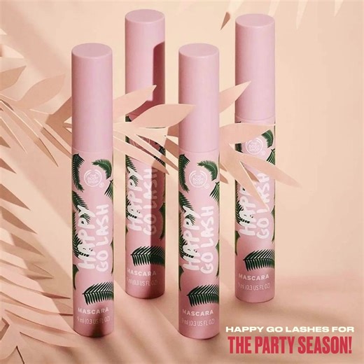 Our Happy Go Lash mascara is a must-have in your party make-up regime!​ ​ It makes your lashes look naturally fabulous by gently defining them. Enriched with natural-origin ingredients like our Community Fair Trade virgin coconut oil this beauty must-have is a definite plus one! What are you waiting for? The party season won't last forever! Shop via link: https://bit.ly/HomeFB_DEC, in-store, call on 91-7042004412 #TheBodyShopIndia #TBSIndia #TheBodyShop #Christmas #ChristmasVibes #HolidaySeason 