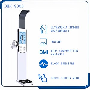 [Hot Item] Dhm-900b Medical Health Kiosk Height and Weight Scale with Blood Pressure Monitor