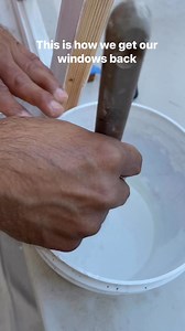 This is how we get our windows back! Smooth lines in action. Real skill applied systematically. | Wood Window Makeover