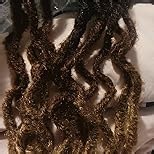 Faux Locs Crochet Hair 18Inch Goddess Locs, 6Packs Crochet Hair Pre Looped Soft Locs Curly Ends Dreadlock Extensions Faux Crochet Locs Synthetic Crochet Braids (OT4/30, 18'')