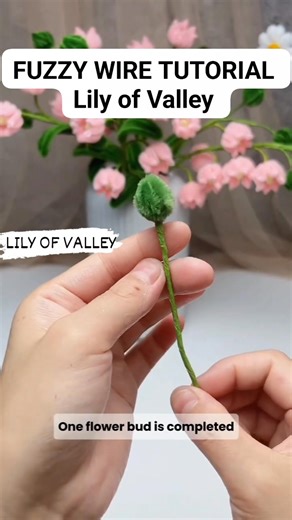 Fuzzy Wire Flower Full Tutorial (Lily of Valley) #fuzzywireflower #pipecleanerflowers #tutorial #tutorialsvideos #flowers #flowermaking #lily #reelsvideoシ #reelsviralシ #trendingreelsvideo #trendingvideo #trendingnow #viralvideo | It's all about Arts