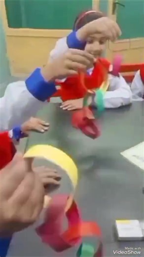 #activity Paper chain Class One Angels Junior Girls Campus | Angels School System | Facebook