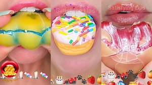 41K views · 1.1K reactions | ASMR mouth sounds eating emoji food...