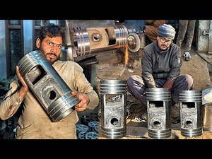 Unbelievable Skills of Manufacturing Grasso Compressor Piston in Workshop by Skilled Workers |