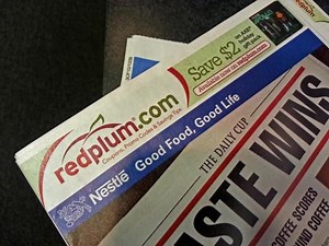 How many coupons in the Sunday paper?