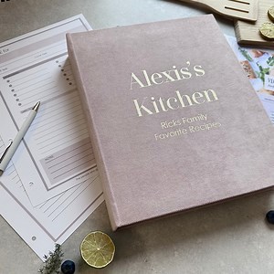 Personalized Recipe Book Binder: Custom Hard Cover Cookbook Organizer, Recipe Cards Binder - Etsy Canada