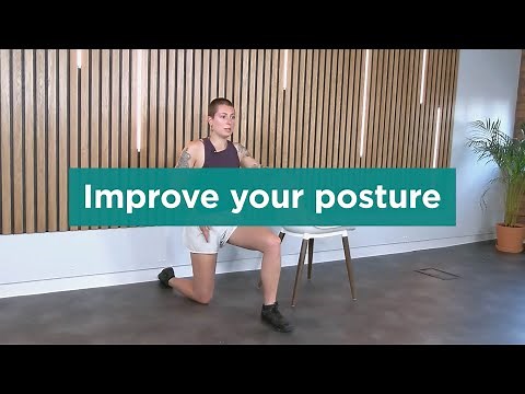 How to fix an arched lower back | 6 minute posture routine | Bupa Health