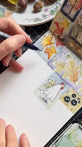 3K views · 297 reactions | 5-minute ink and watercolor - Day 18: frogs.  SUPPLIES USED: Strathmore watercolor journal Daniel Smith & M. Graham watercolors Tombow Fudenosuke brush pen Pentel water brush liner brush Kuretaki Starry Colors (gold) #watercolor #doodle #illustration #spookyseason #autumn #costume #frog #inkandwatercolor #dailyhabits #keeppracticing #oregonartist #artistherapy | Beck and Rose | Facebook
