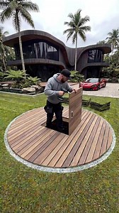 I built a hidden red room underground 🔴 It started with nothing but a marked circle on the ground. Then the digging began — deeper and deeper ⛏️ Layer by layer, the hole got bigger and deeper. A solid structure was built across the top 🪵 A hidden hatch was installed and perfectly camouflaged 🌱 Inside the bunker: Waterproof lining was installed 💧 A full wooden frame was built and secured 🔨 OSB boards covered the entire floor Walls and ceiling were fully finished Electric wiring was installed