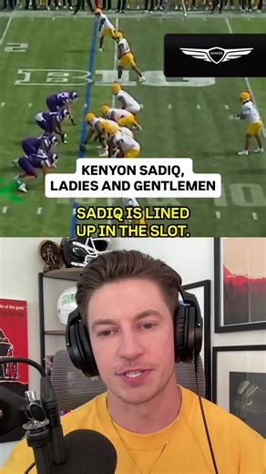 17 reactions | Get a deeper look at how Kenyon Sadiq is a cheat code at the tight end position. NBC Sports | Genesis USA | NBC Sports | Facebook