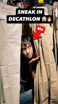 I Sneaked into a Decathlon😱🔥#shorts #minivlog #freefireshorts