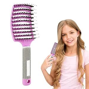 Detangling Brush, Magic Brush Detangler, Wet Hair Brush Detangler Kids, Detangling Brush for Curly Hair, Paddle Detangler Brush