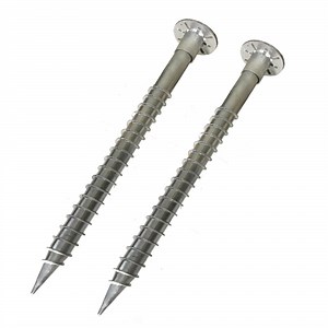 [Hot Item] Qualified Galvanized Steel Ground Screw for Solar Mounting
