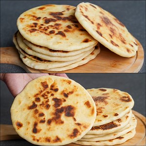 92K views · 397 reactions | No Yeast No Curd, Eggless Butter Naan Recipe | Home Made Butter Naan | Easy Butter Naan | No Oven | N'Oven - Cake & Cookies | Facebook