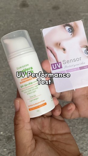 Think your sunscreen is protective? The UV Test Card exposes the truth about Aloe Vera & Rice Milk Sunscreen Hydrating Gel's performance. Protection or just a promise?🧐#chriszen #chriszenmalaysia #sunscreen #aloeveraandricemilk | Chriszen Official