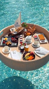 Forget Breakfast in Bed – Now You Can Have a Floating Breakfast in the Spa Infinity Pool from 8:00 am – 10:00 am for only U$D 29 per couple For reservation, please contact us on 📞 20 95 2399999 or email: 📧 social.luxor@hilton.com #weekend #thisisegypt #visitluxor #luxor #Egypt #media #traveler #blogger #Romantic #influencers #River #Nile #Message #followthesun #couple #blogger #enjoylife #breakfast | Hilton Luxor Resort & Spa